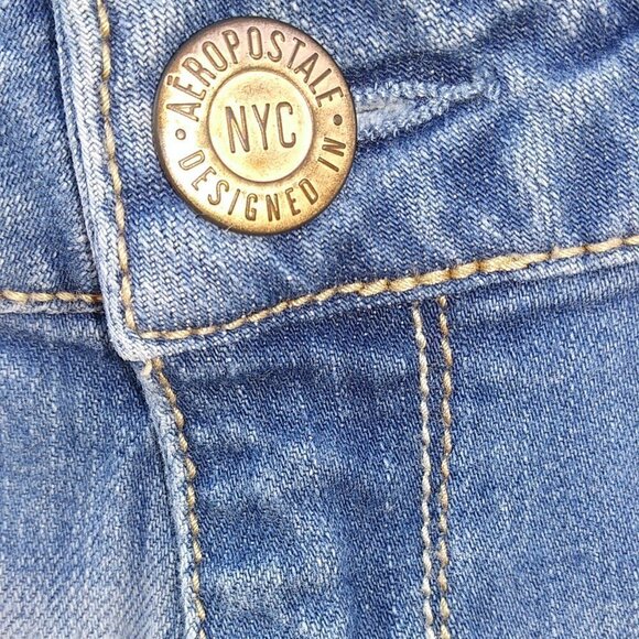 Aeropostale Denim Shorts Midi - 2 Reg / Normal - Picture 8 of 14